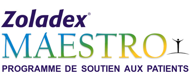 Logo du programme de soutien aux patients Maestro de Zoladex